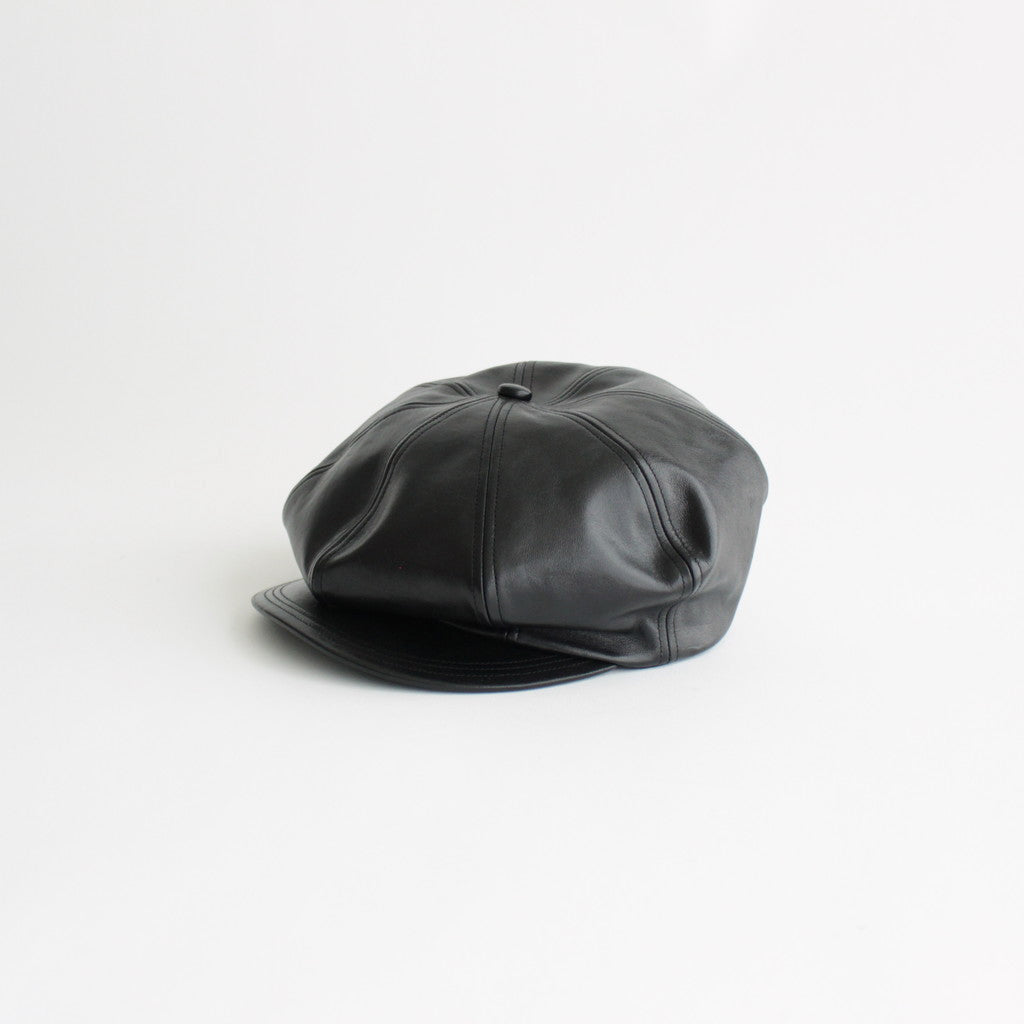 HORSEHIDE CASQUETTE DEEP - OLDBOY #BLACK [V01005]