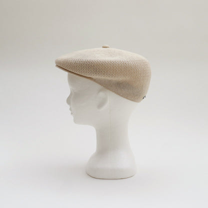 LINEN HUNTING CAP - GENTLEMAN #IVORY [V01015]