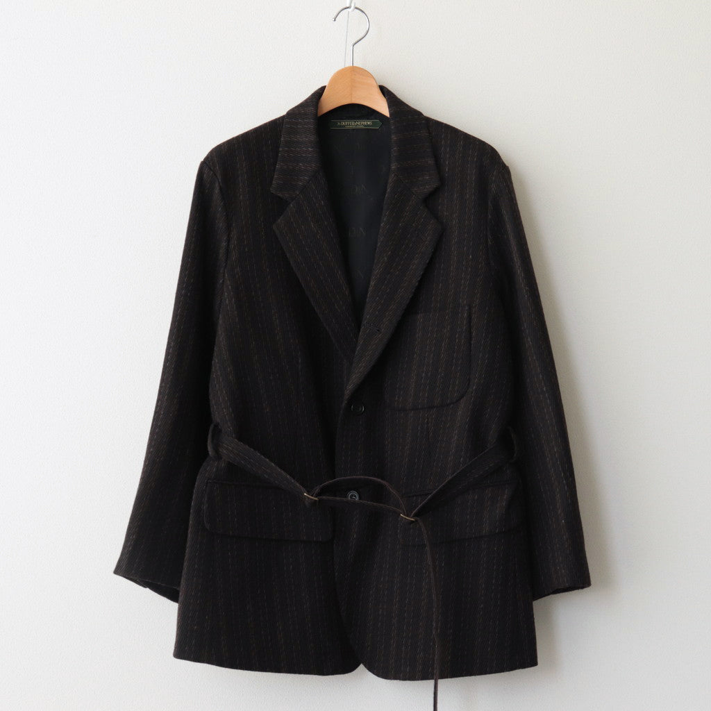 BLACKWOODS / ベルテッドシューティングジャケット #BROWN [DN-0102J1]