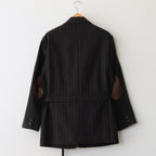 BLACKWOODS / ベルテッドシューティングジャケット #BROWN [DN-0102J1]