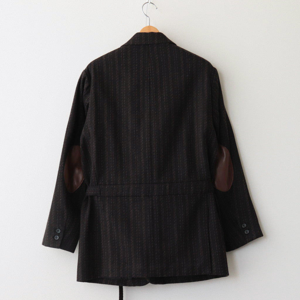 BLACKWOODS / ベルテッドシューティングジャケット #BROWN [DN-0102J1]