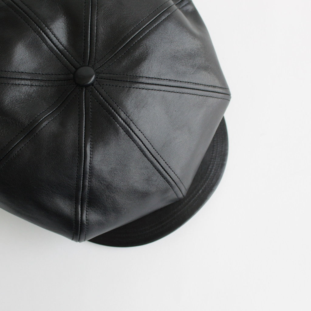 HORSEHIDE CASQUETTE DEEP - OLDBOY #BLACK [V01005]