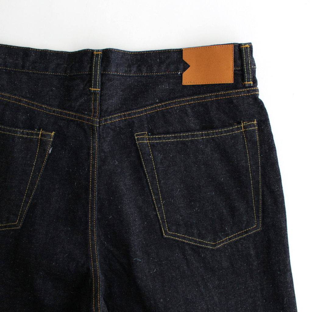 KIMONO DENIM / WIDE STRAIGHT DENIM #INDIGO [A24A-02PT01C]