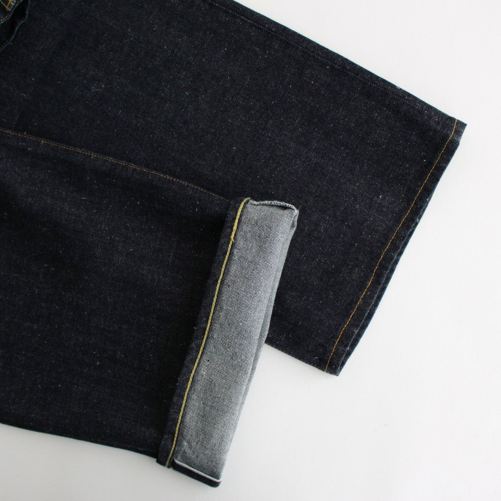 KIMONO DENIM / WIDE STRAIGHT DENIM #INDIGO [A24A-02PT01C]