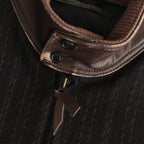 DARTMOOR / ハリントンヴァーシティジャケット #BROWN [DN-0101B1]