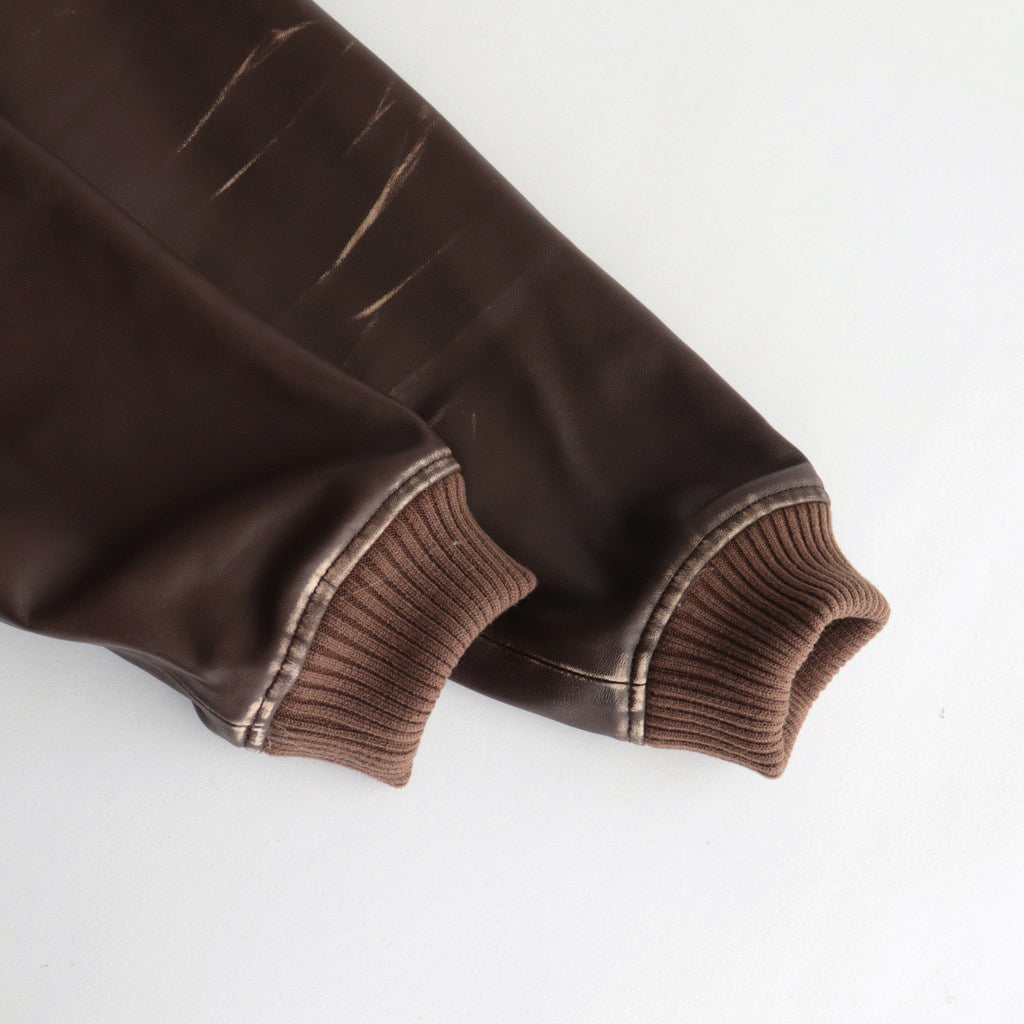 DARTMOOR / ハリントンヴァーシティジャケット #BROWN [DN-0101B1]