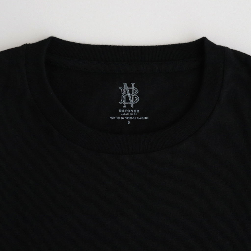 MERIYASU T-SHIRT #BLACK [BN-24SM-060]
