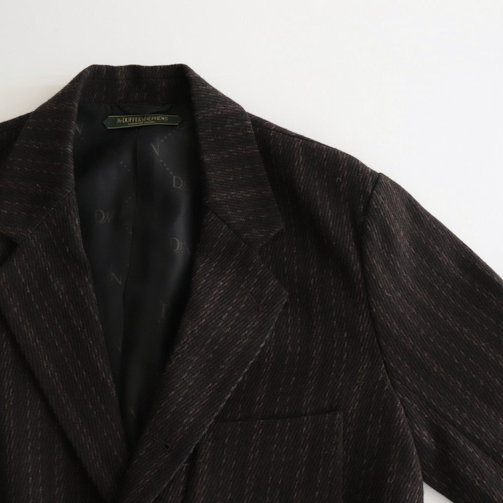 BLACKWOODS / ベルテッドシューティングジャケット #BROWN [DN-0102J1]