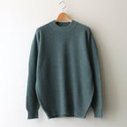 Wool wide crewneck #Mist Bule [2023-N04]