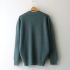 Wool wide crewneck #Mist Bule [2023-N04]