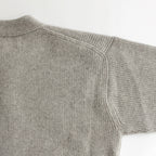 All-yak crewneck cardigan #Lt.Bege [2023-N06]