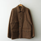Wool Shaggy Cruiser Jacket #CamelBrown [BHS23F016]