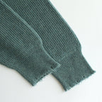 Wool wide crewneck #Mist Bule [2023-N04]