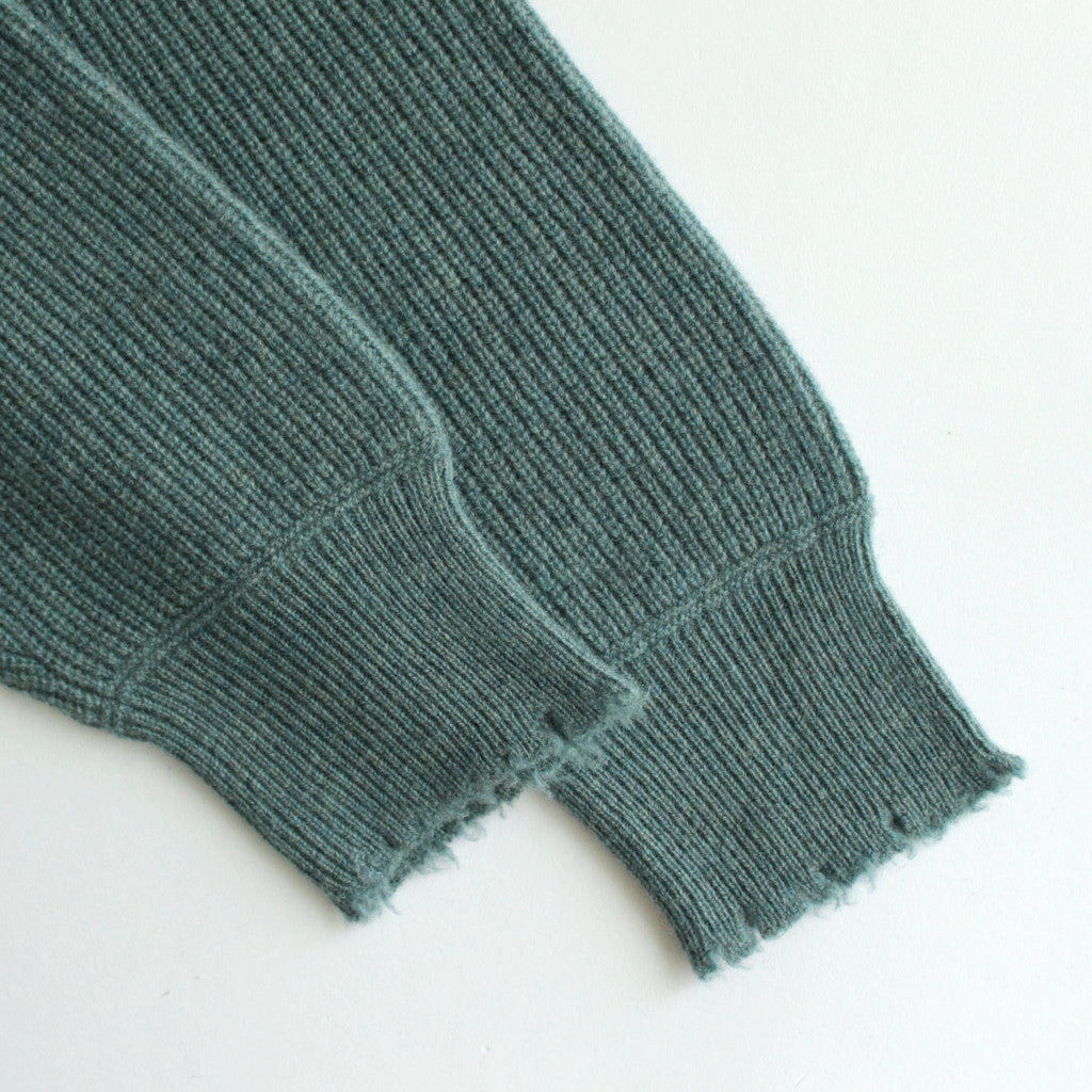 Wool wide crewneck #Mist Bule [2023-N04]