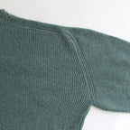 Wool wide crewneck #Mist Bule [2023-N04]