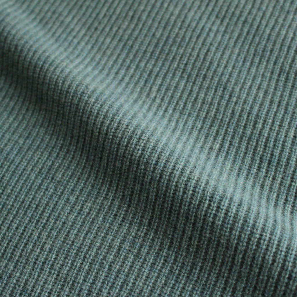 Wool wide crewneck #Mist Bule [2023-N04]