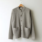 All-yak crewneck cardigan #Lt.Bege [2023-N06]
