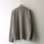All-yak crewneck cardigan #Lt.Bege [2023-N06]
