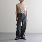 Giza Cotton Fraise Stitch Suleeveless #TOP Beige [NEP-SS2621]