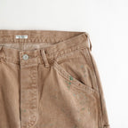 DENIM PAINTER TROUSERS #BROWN(PAINTED) [PMAV-PT10]