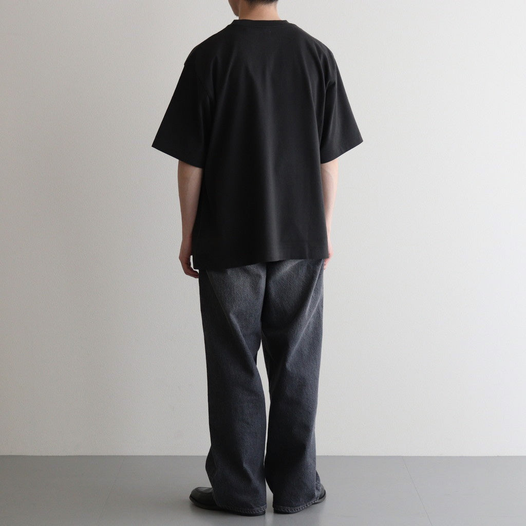 BRITPOP Print Tee WIDE #InkBlack×Red-PT [bROOTS25S34A]