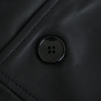 DOUBLE BREASTED JKT #BLACK [SH-62-C-SHEEP-4]