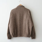 ROUND-COLLAR MOTORING JACKET #WHEAT [252OJ-JK04]