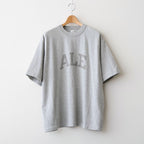 ALE-Y 88/12 Print Tee WIDE #HeatherGrey×Fade/Grey-PT [bROOTS25S36S26A]
