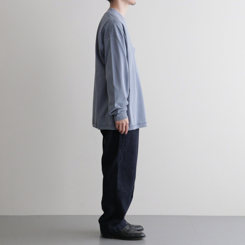 OOAL L/S Pocket Tee #Blue Gray [S26ST015]