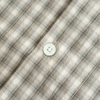 Organic Cotton Rambling Check Shirts #Beige check [6061-1601]