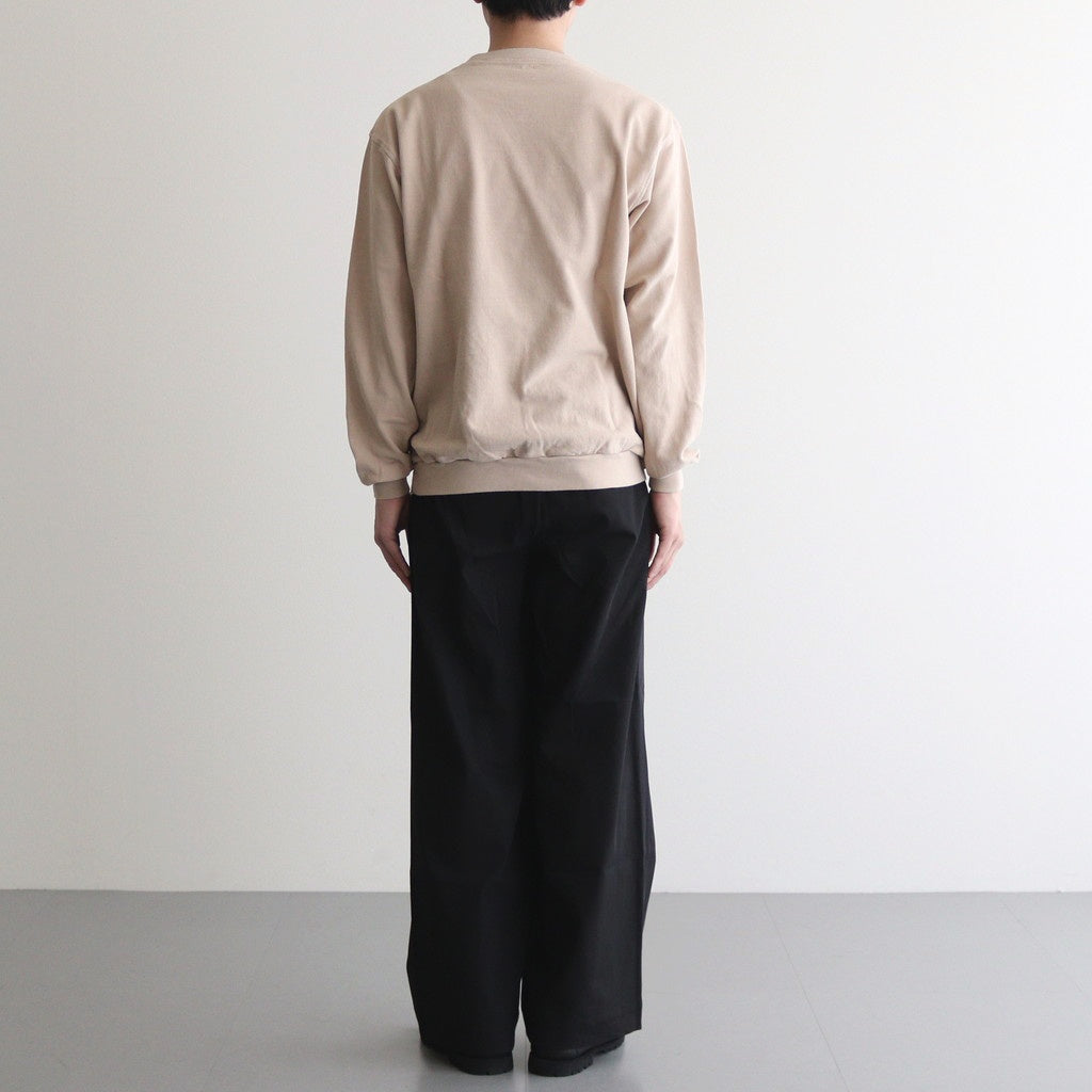 SEED STITCH LONG SLEEVE TOP #SAND BEIGE [PMAT-CL03]