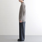 Wool Flannel Tuckless Waide Trousers #TOP Gray [NEP-AW2504M]