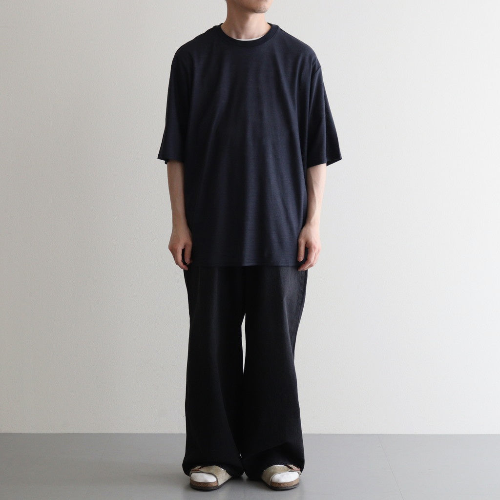 CREW NECK TEE #NAVY [M25B02CS01B]