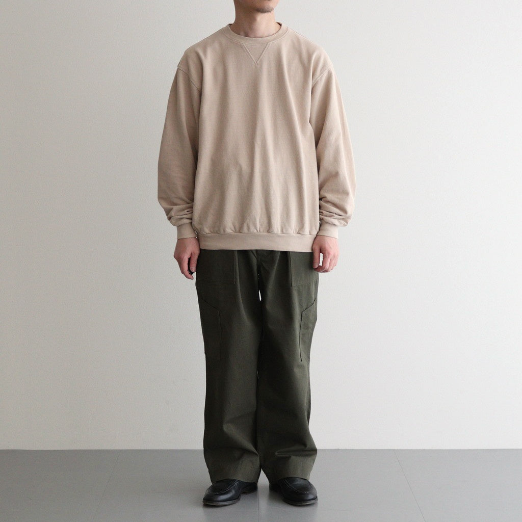 SEED STITCH LONG SLEEVE TOP #SAND BEIGE [PMAT-CL03] - Diffusion