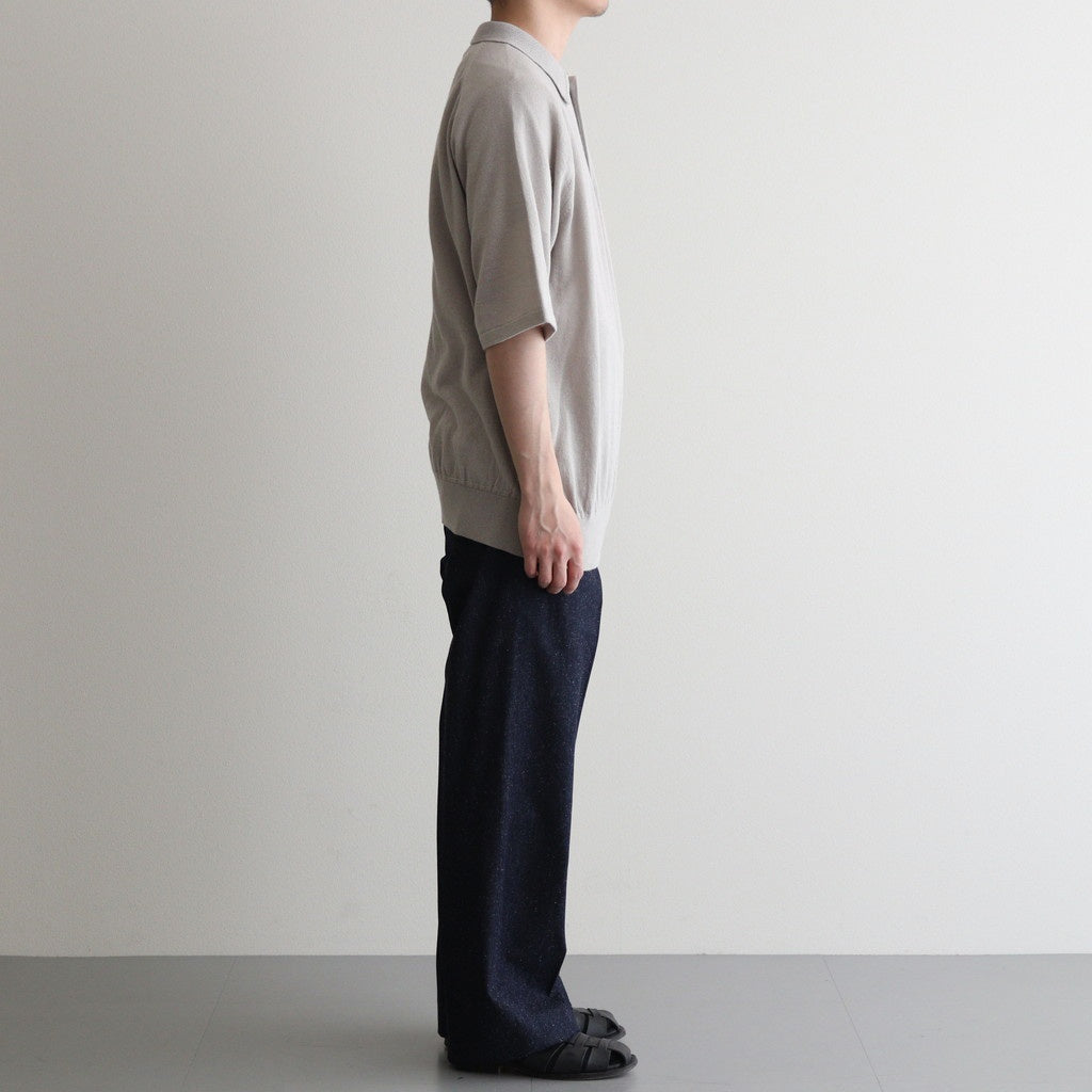Washi Cotton Knit Polo Shirt #BEIGE [NEP-SS2530M]