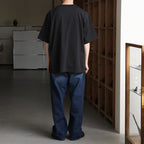 b Patch Tee WIDE #InkBlack×Charcoal [bROOTS25S34S26C]