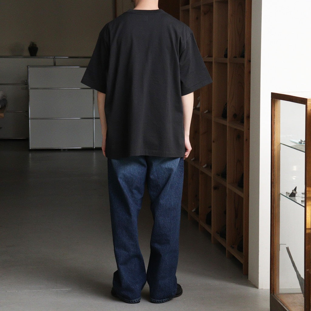 b Patch Tee WIDE #InkBlack×Charcoal [bROOTS25S34S26C]