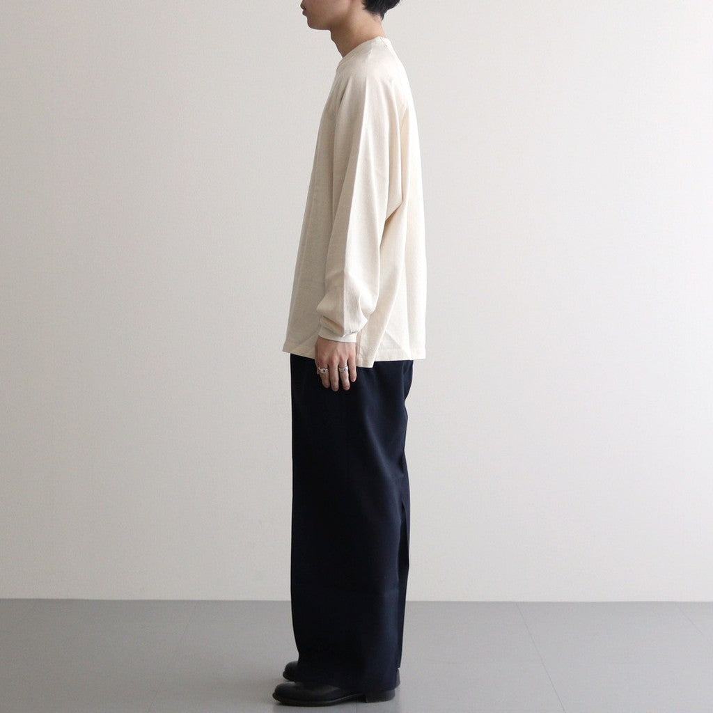 Co/Silk Nep Raglan Tee #Ivory [BHS24F037]