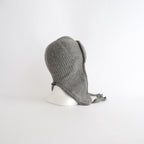 KNIT FLIGHT CAP - UNRULYBOY #GRAY [X01015]