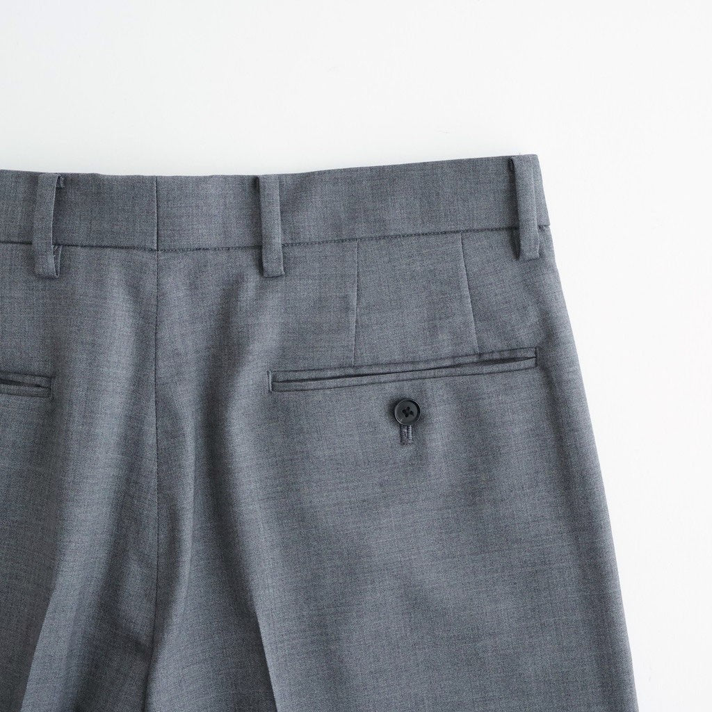 SUPER120'S CHAMBRAY WOOL 3TACK TR #020 GREY [16861 40031]