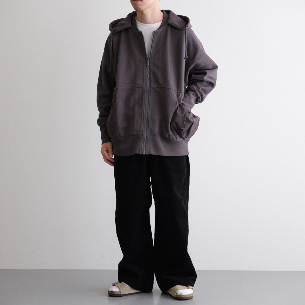Corduroy Wide Straight Field Pants #Black [N25FC099]