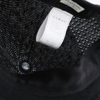 COTTON LINEN HUNTHING CAP - GENTLEMAN #BLACK [V01015]