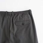 TRIPLE PLEATED EASY TROUSERS #CHARCOAL [A26A16PT02C]