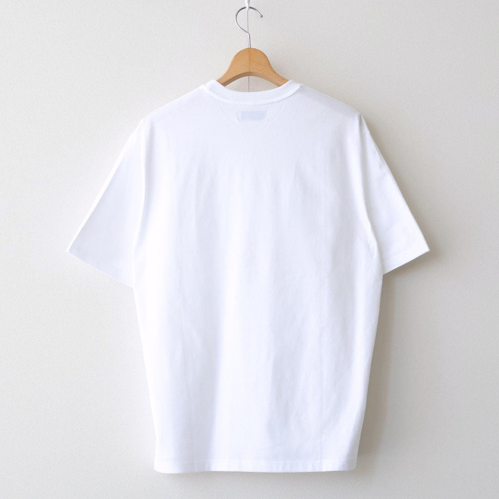 CREW NECK TEE #WHITE [M26A13CS01B]