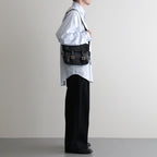 FLAP SHOULDER BAG S #BLACK [BG-31-COW-5]
