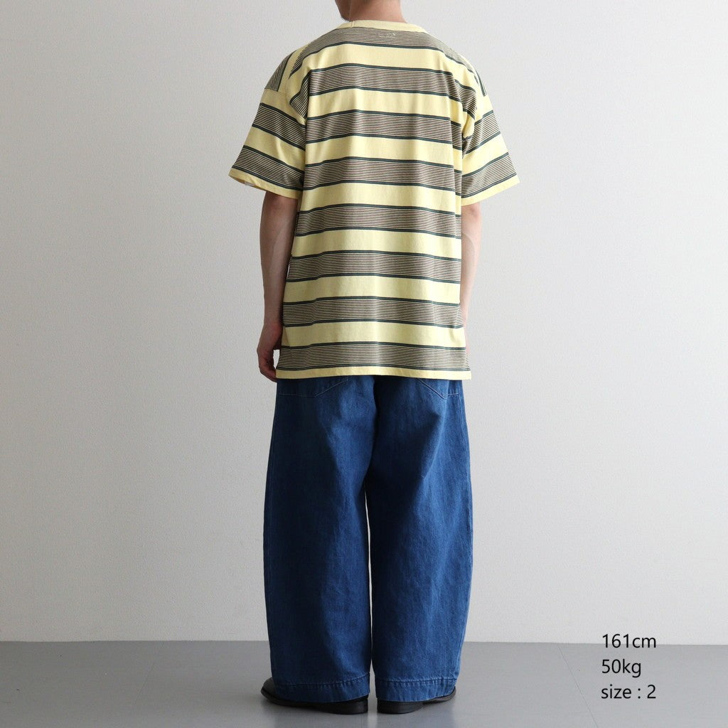 BORDER SS TOP #P.YELLOW x VIRIDIAN [PMAV-CS04]