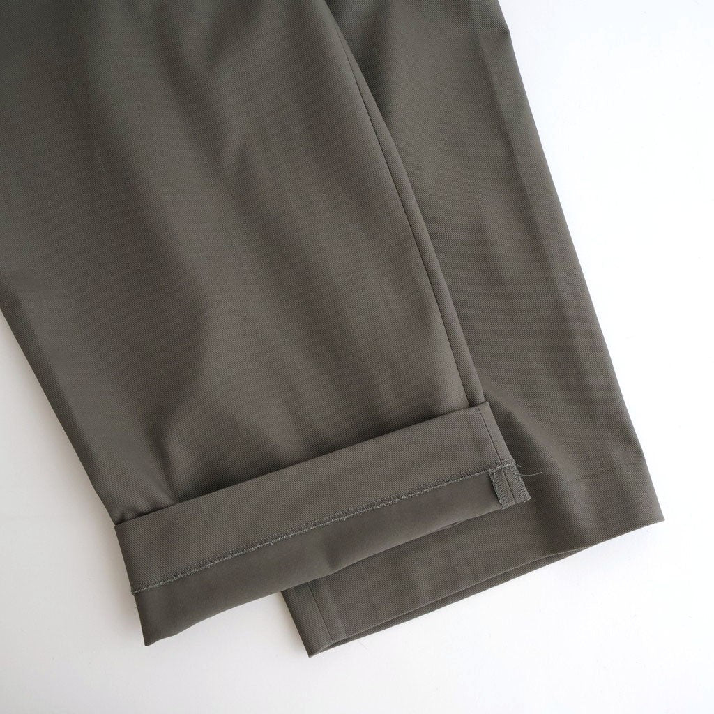 TRIPLE PLEATED WIDE TROUSERS #GRAY [A26A93PT03C]