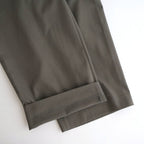 TRIPLE PLEATED WIDE TROUSERS #GRAY [A26A93PT03C]