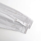 Regular Collar Stripe Wind Shirt #Gray [S26SG086]