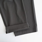 TRIPLE PLEATED EASY TROUSERS #CHARCOAL [A26A16PT02C]
